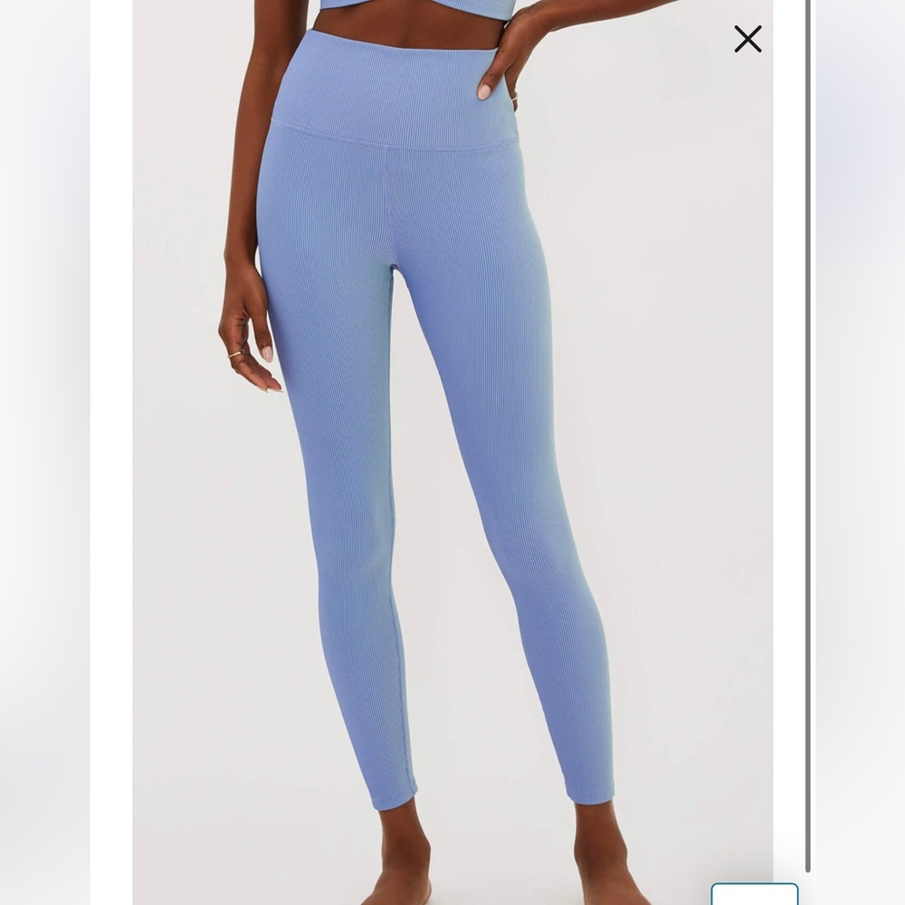 Beach Riot Tayler Legging Seashore Two Tone Rib NWT - Picture 4 of 6